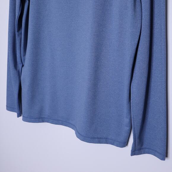 JOHNNIE-O Course Prep-Formance Long Sleeve T-Shirt Blue Active Casual Men's L - Picture 10 of 11